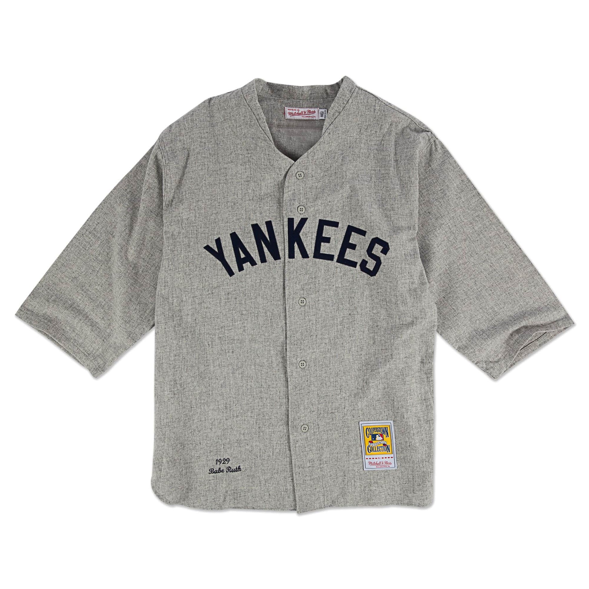 Authentic Jersey New York Yankees Road 1929 Babe Ruth – Jersey World Wide  Shop